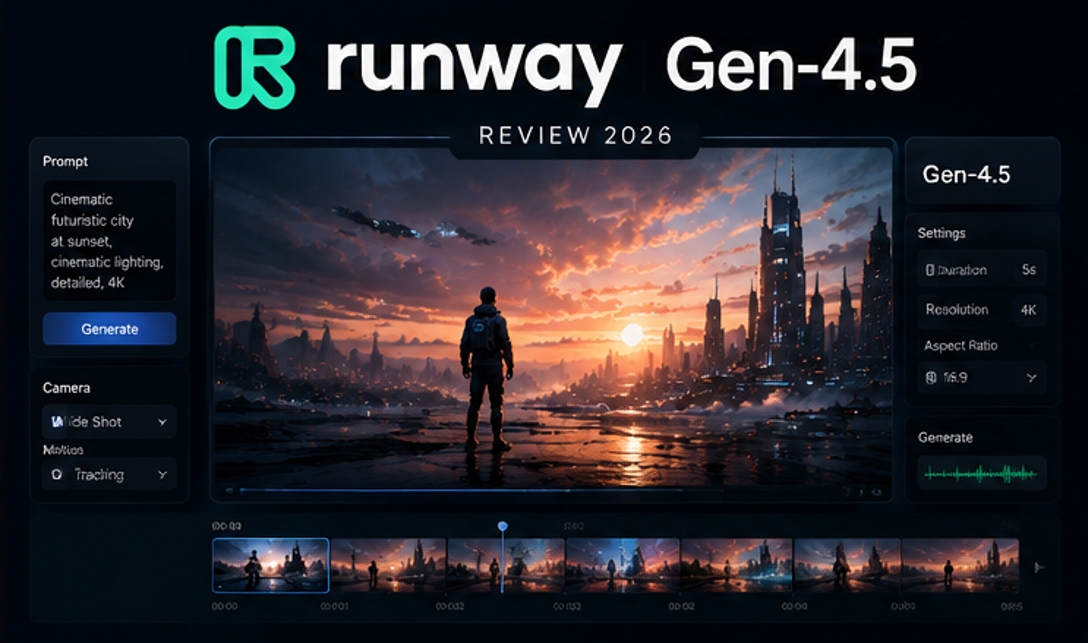 Runway Gen-4.5 Review 2026: Features, Pricing and Who It’s For