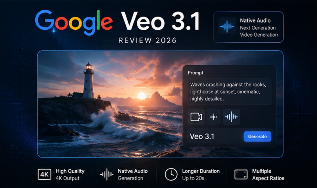 Google Veo 3.1 Review 2026: Features, Pricing and Best Uses