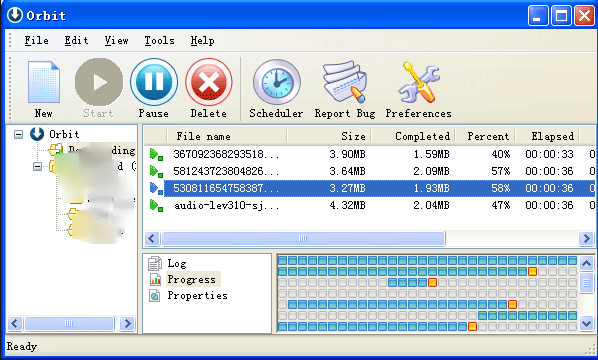 Orbit Downloader application window