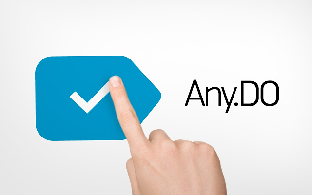Any.do logo and task completion graphic