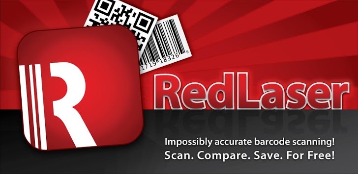 RedLaser barcode scanner app graphic